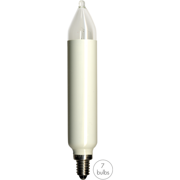 Skaftlampa 100mm bred 34V 3W 2-pack för 7 armar E10