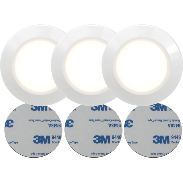 Batteridriven LED-lampa 40lm 3-pack 3AAA