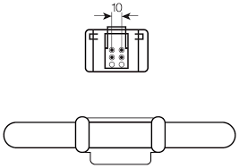 Kompaktlysrör DD 16W 4-stift 1050lm 2700K GR10q