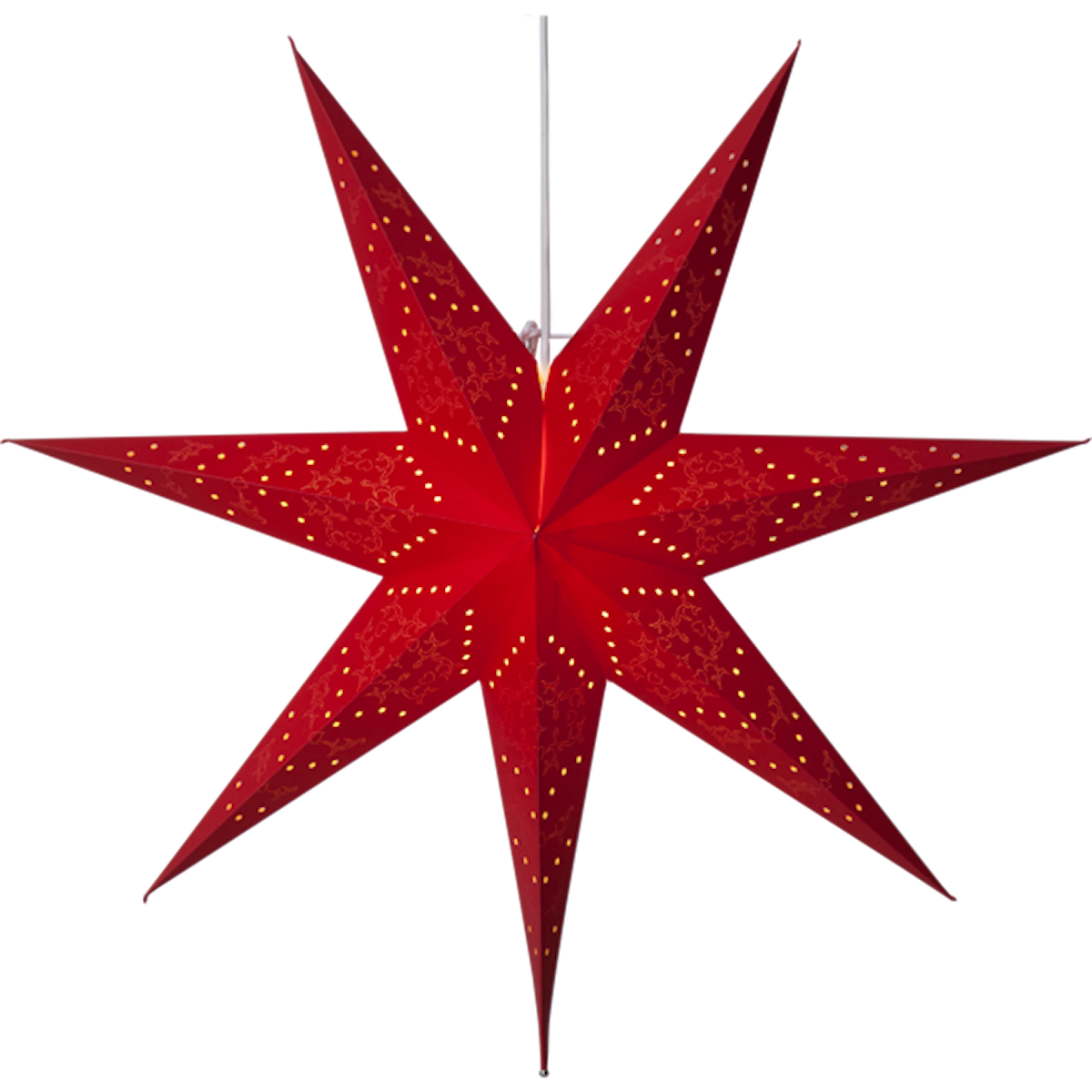 Pappersstjärna Sensy 70cm röd