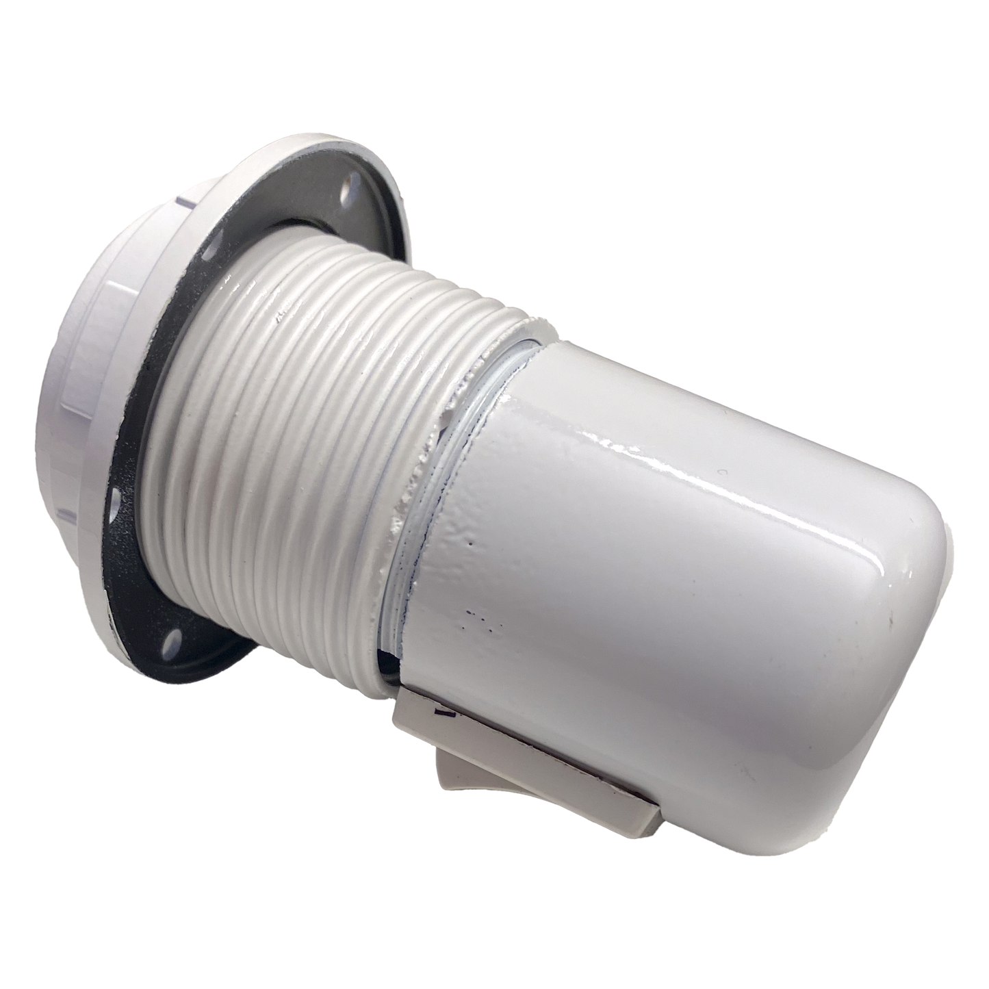 Lamphållare vit gängad E27