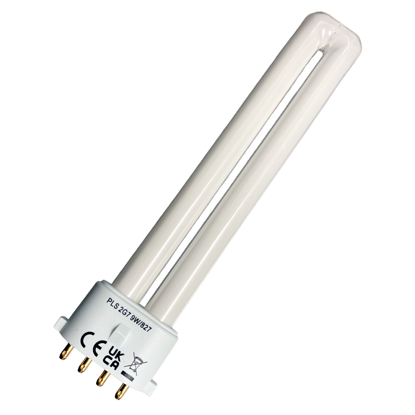 Kompaktlysrör PLS/E 9W 600lm 827 2700K 4-pin 2G7