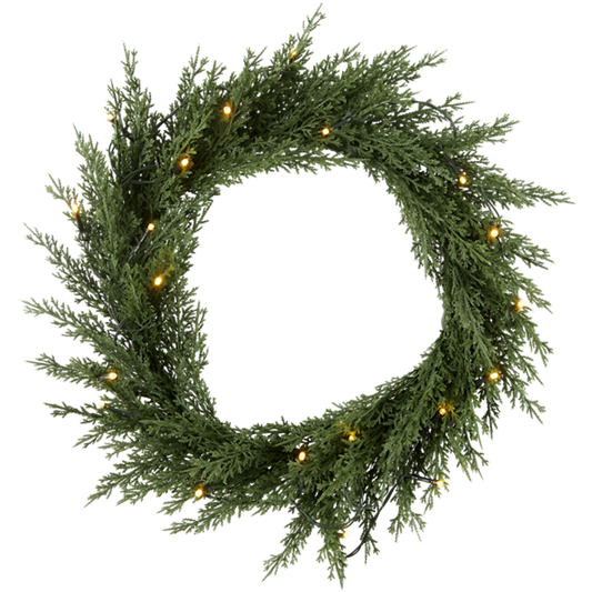 Krans Thuja 40cm batteridriven med timer