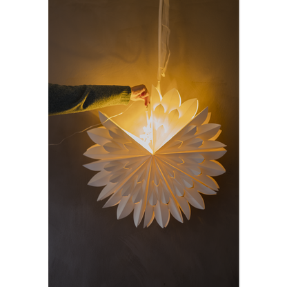 Ljusslinga Lighty batteridrift för julstjärnan