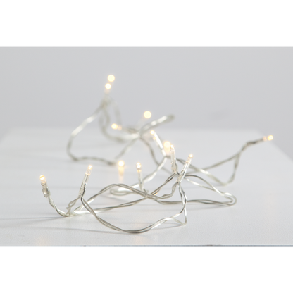 Batteridriven ljusslinga 15 ljus med timer