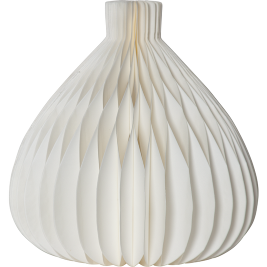 Hängande dekoration honeycomb vit 28cm hög
