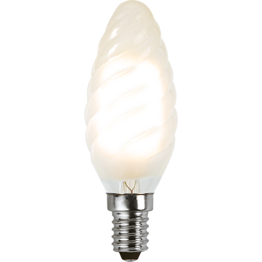 LED vridet kronljus frostat 1,8W 150lm 2700K E14