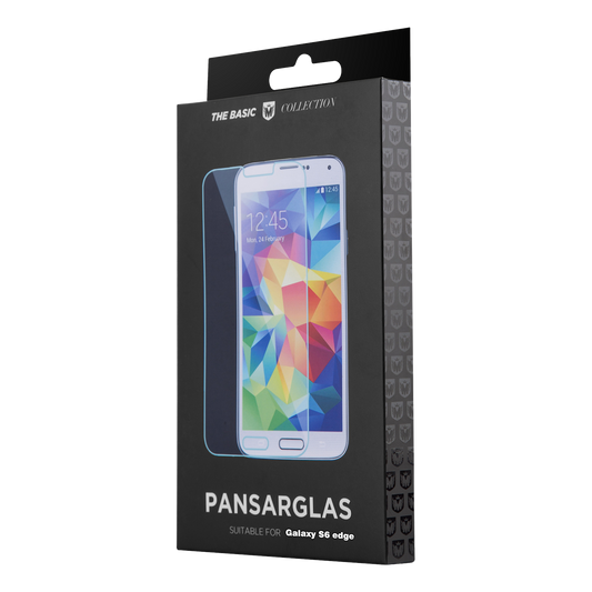 Merskal Pansarglas, Skärmskydd i härdat glas för Galaxy S6 Edge, 0,3mm tunt, transparent