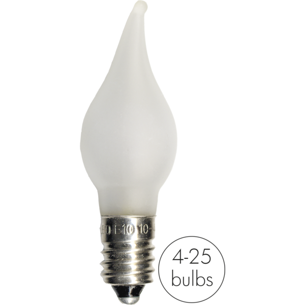 Topplampa LED 3-pack 10-55V romance frostad 0.2W E10