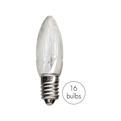 Topplampa 14V för 16 ljus 3-pack E10