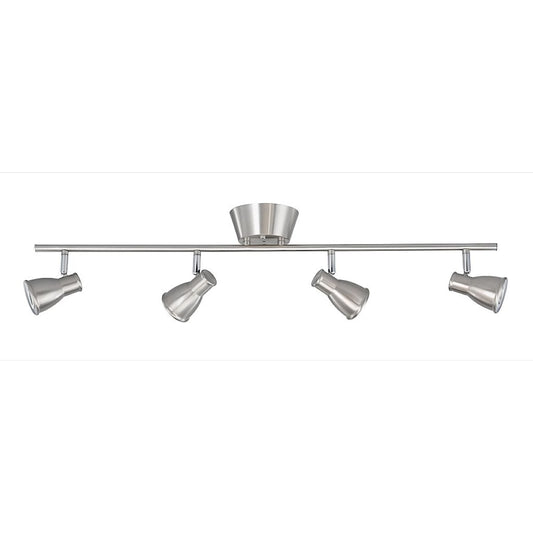 Oriva spotlight 4-ljus satin GU10