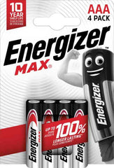 BATTERI MAX AAA/LR03 4P ENERGIZER