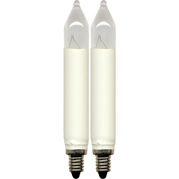 Skaftlampa 100mm 23V 3W 2-pack för 10 armar E10