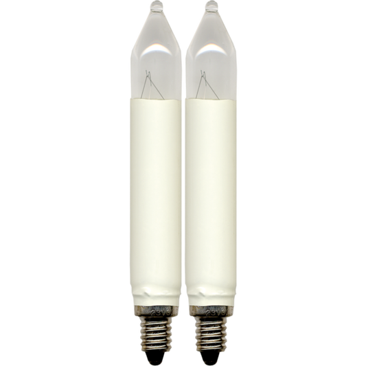 Skaftlampa 100mm 23V 3W 2-pack för 10 armar E10