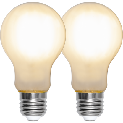 LED 2-pack normalform frostad 4,5W 470lm 2700K E27
