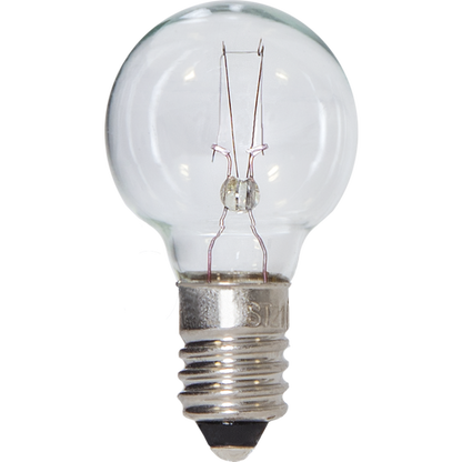 Reservlampa glob klar 34V 3W E10
