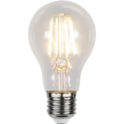 LED ljussensorlampa klar 4,7W 470lm 2700K E27