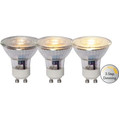 LED PAR16 3-steg 4,5W 53-345lm 3000K GU10