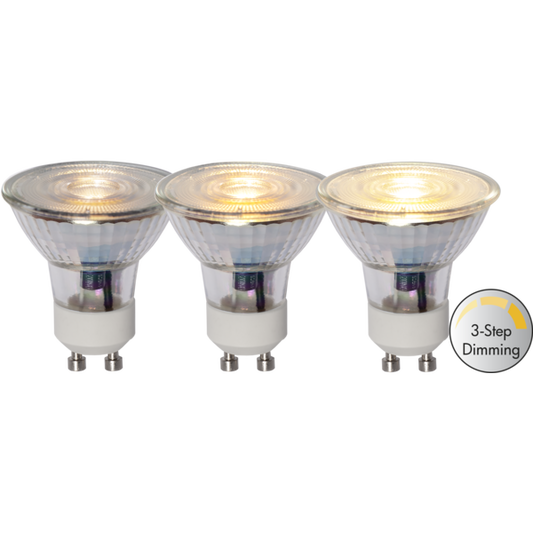 LED PAR16 3-steg 4,5W 53-345lm 3000K GU10