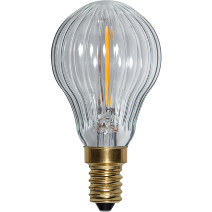 Decoration LED litet klot randig 0,8W 50lm 2200K dimbar E14