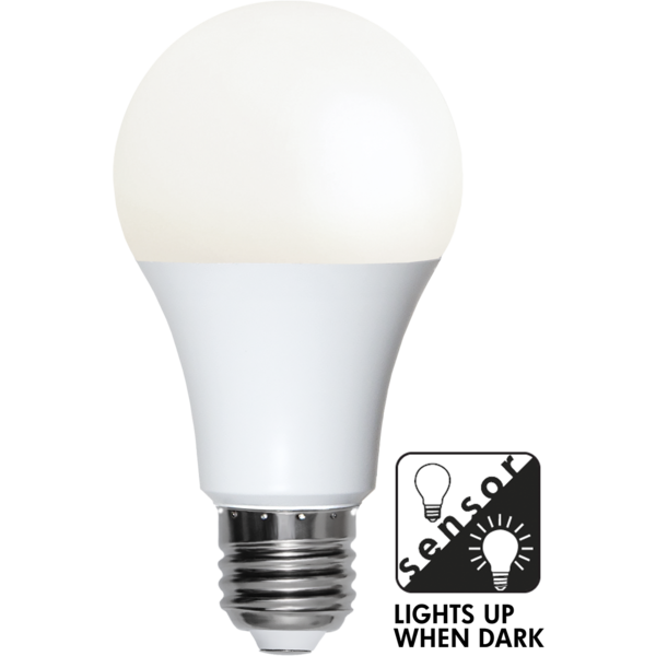 LED sensorlampa 4,8W 470lm 2700K E27