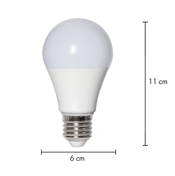 LED sensorlampa 8,2W 806lm 2700K E27