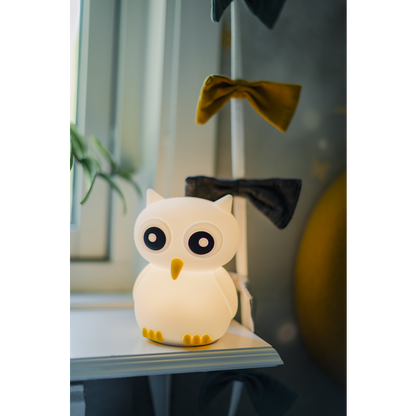 Nattlampa LED Functional Owl laddbar 15cm