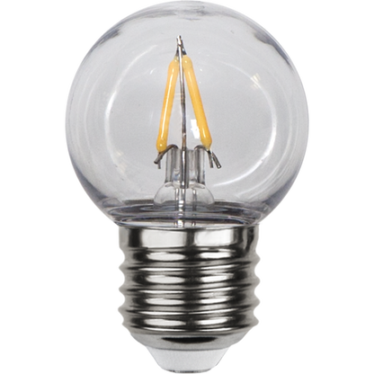LED outdoor litet klot klar 1,4W 120lm 2700K E27
