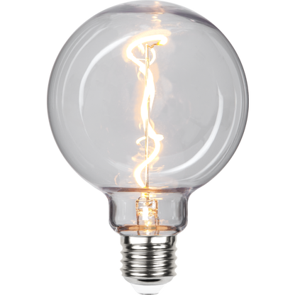 LED PVC 1W 55lm 2200K G95 E27