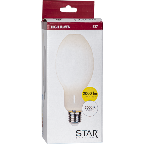 LED High-lumen 13W 2000lm 3000K E27