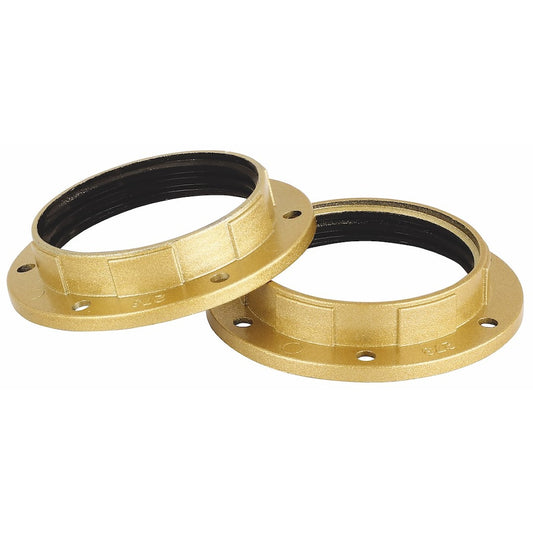 Skärmringar 2-pack guld E27