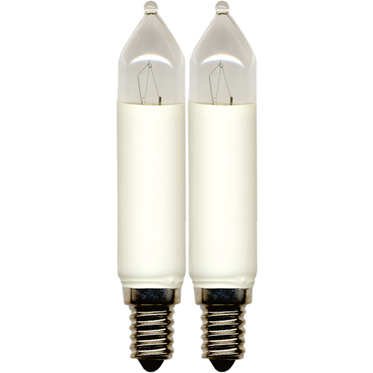 Skaftlampa 16V 2-pack bred 20mm för 16 ljus E14