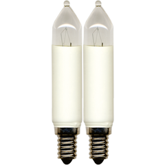 Skaftlampa 16V 2-pack bred 20mm för 16 ljus E14