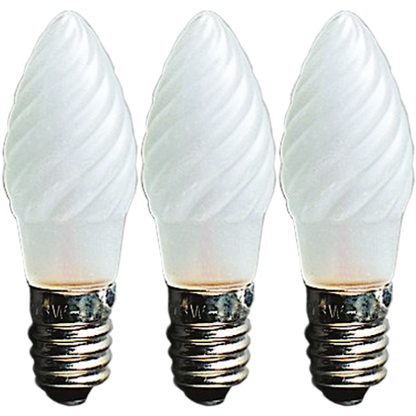 Reservlampa 12V 3W frostad vriden E10