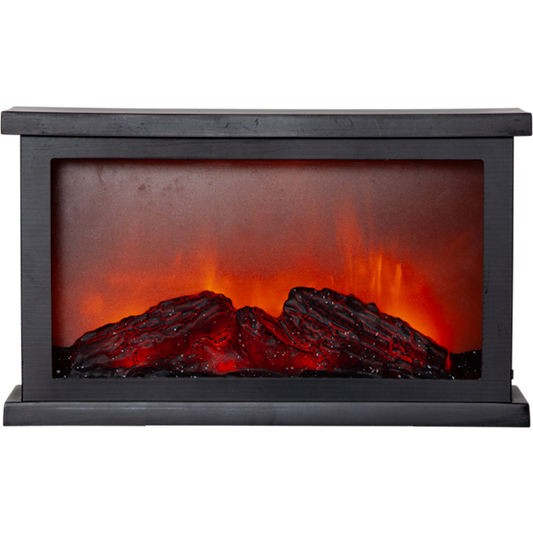 Lykta fireplace 18cm hög batteridriven