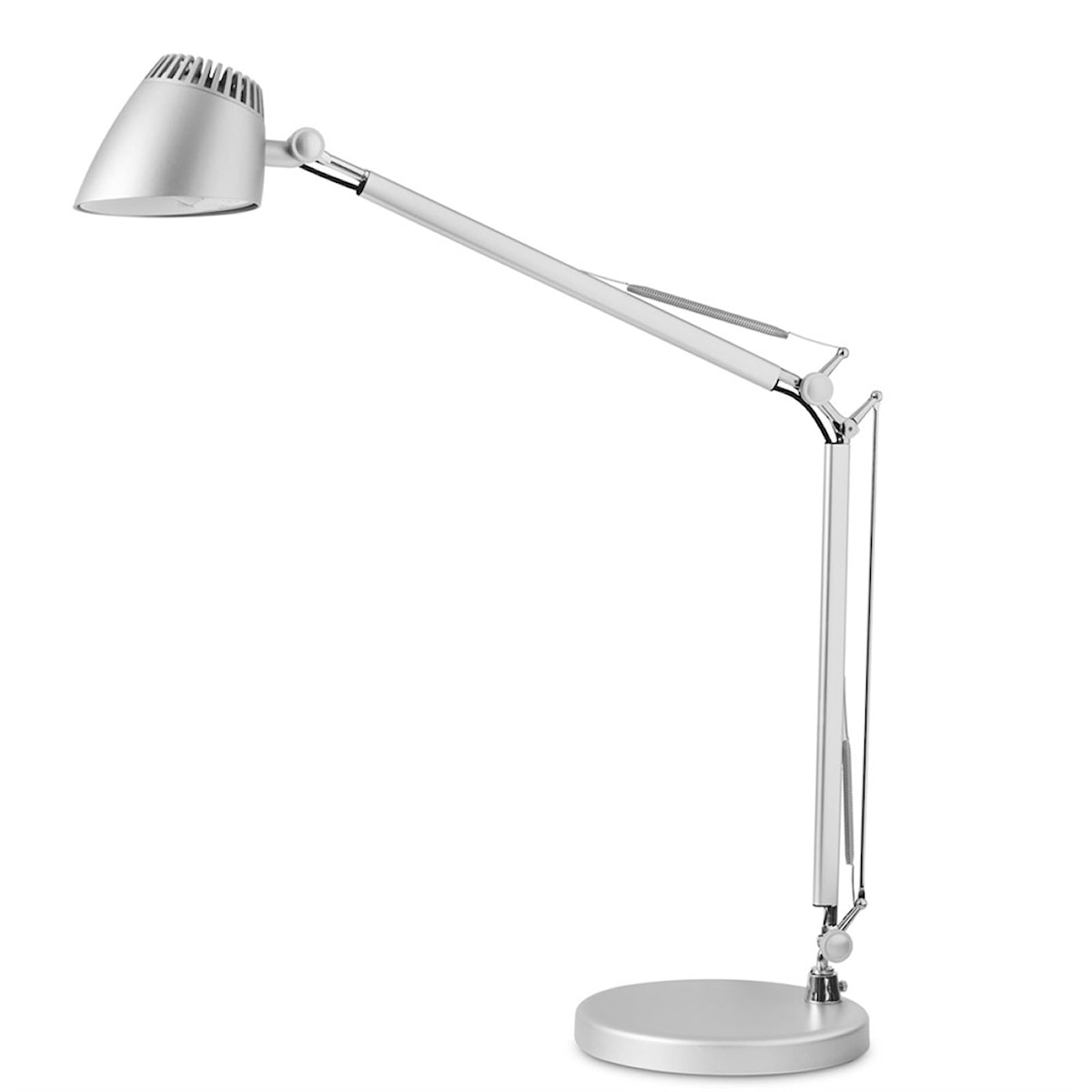 Skrivbordslampa Valencia silver