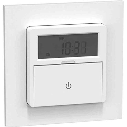 Timer digital infälld 8A vit Connect 2 Home