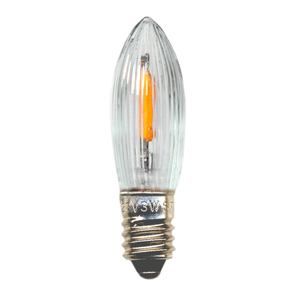 Topplampa LED 14-55V 0,2W 2100K E10 7-pack