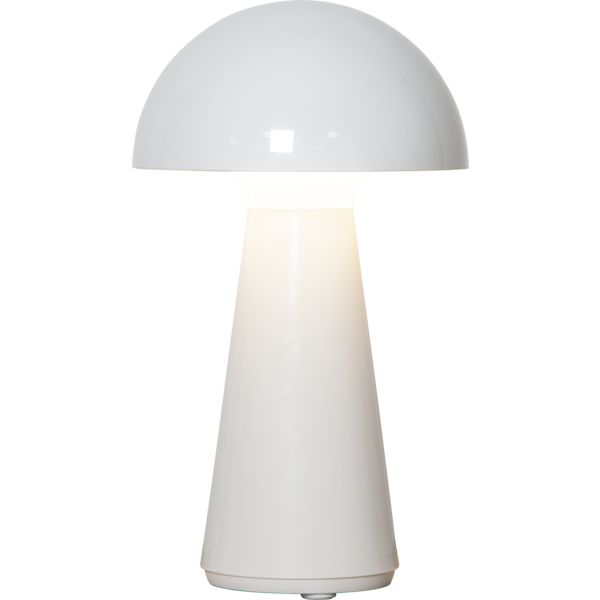 Bordlampa Mushroom laddbar 28cm hög