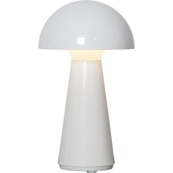 Bordlampa Mushroom laddbar 28cm hög