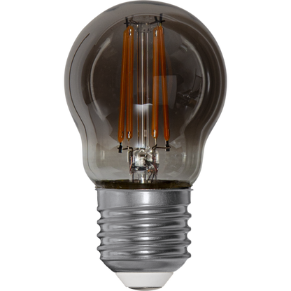 LED litet klot smoke softglow 3-steg minne 2,9W 25-150lm 2200K E27