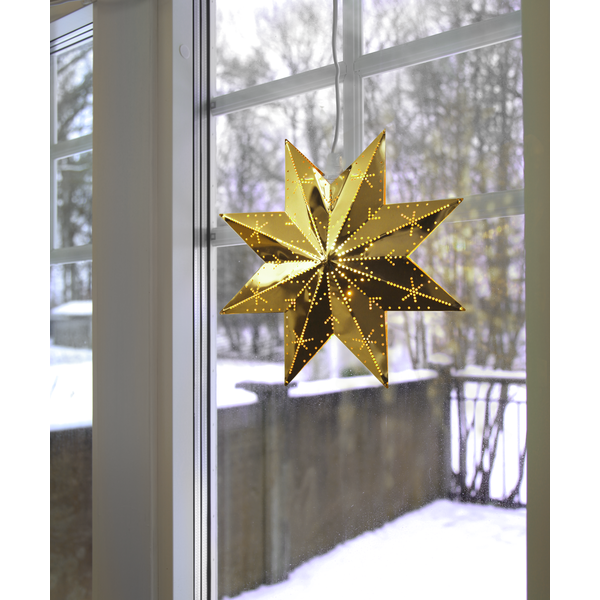 Metallstjärna Classic mässing 28cm