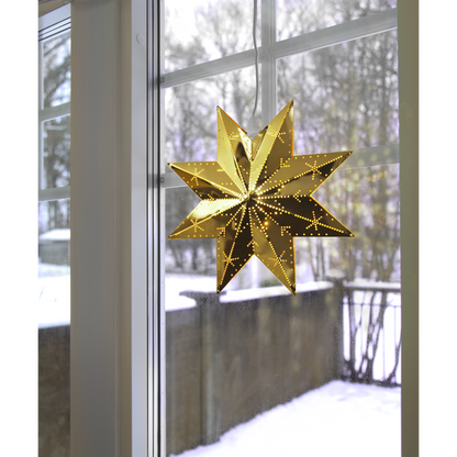 Metallstjärna Classic mässing 28cm