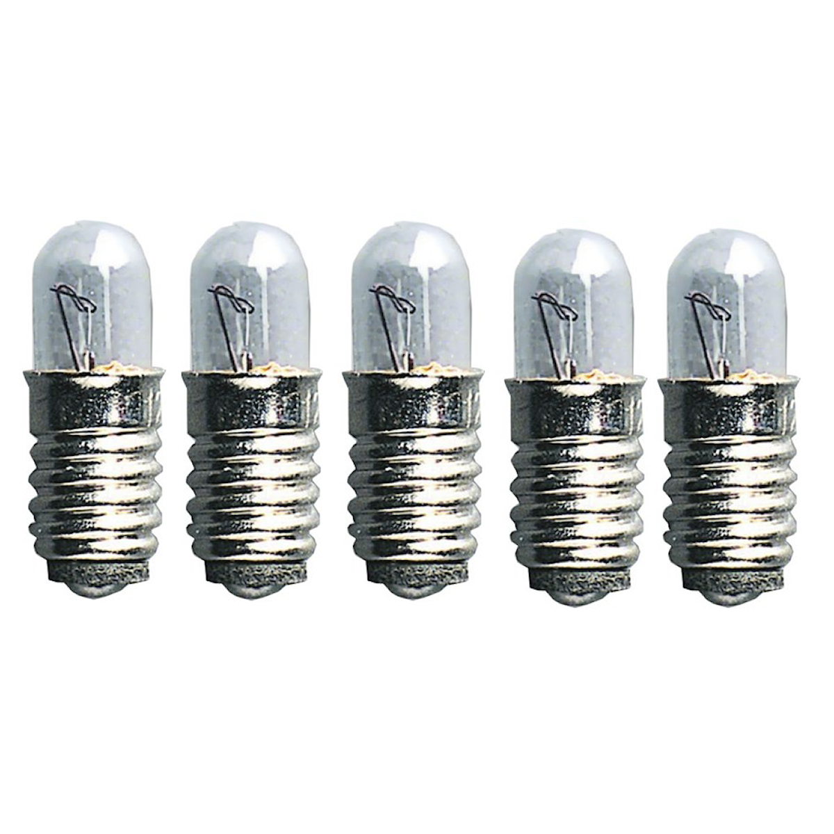 Microlampa 5-pack 12V 0,6W klar E5