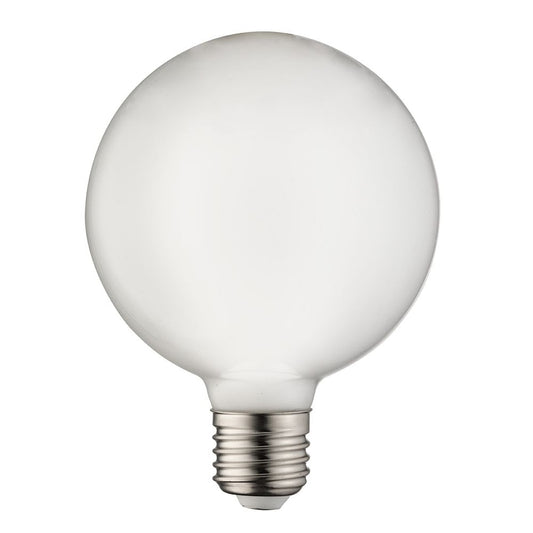 Unison LED stor glob opal G95 7W 50-800lm 2700K 3-steg minne E27