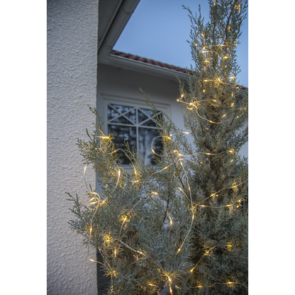 Ljusslinga Dewdrop outdoor 200LED 20m varmvit IP44