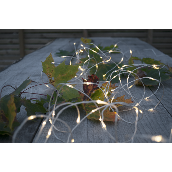 Ljusslinga Dewdrop outdoor 200LED 20m varmvit IP44