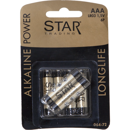 Batteri AAA 1,5V Power Alkaline