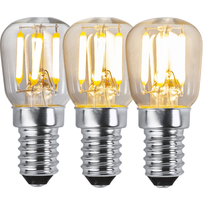 LED päron klar 3-steg 2,5W 30-250lm 3000K E14