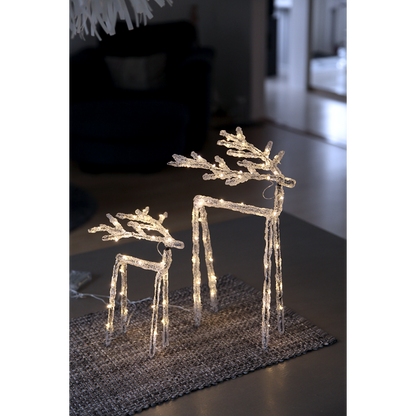 Dekorationsfigur Icy 30cm inomhus 3xAA
